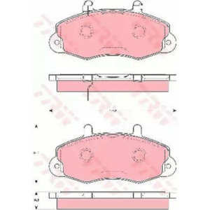 Pastiglie Freno Post.P.407 04-+C5 2.2 Hdi 06-+