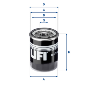 Filtro Olio Atos 1.0-I10-I20 1.0-1.2I-Corsa 93+1.5 Td