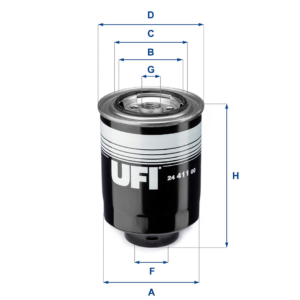 Filtro Gasolio Land Cruiser 3.0 Td-Mazda 6 2.2 D