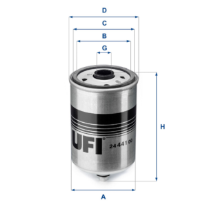Filtro Gas.Volvo V70-S60 2.5 Tdi