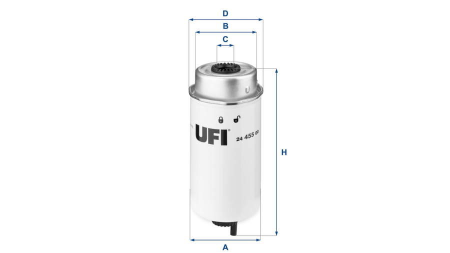 Filtro Gasolio Transit 07+2.4-2.5 Tdci