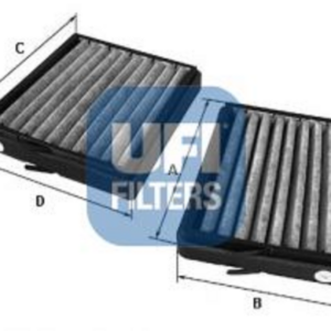 Filtro Abit.Mercedes C (W203) Carboni
