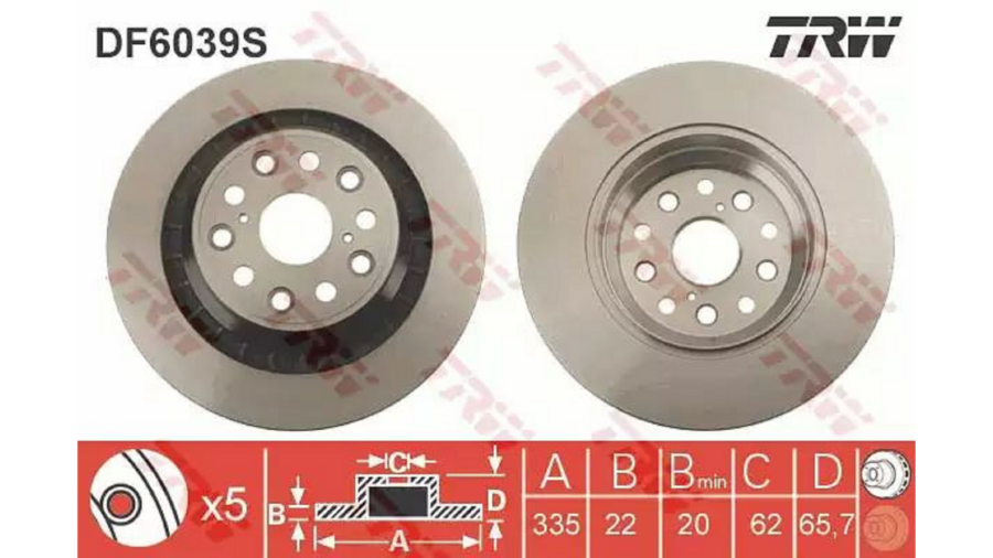 Dischi Freno (Singolo) Post.Lexus Ls 06+