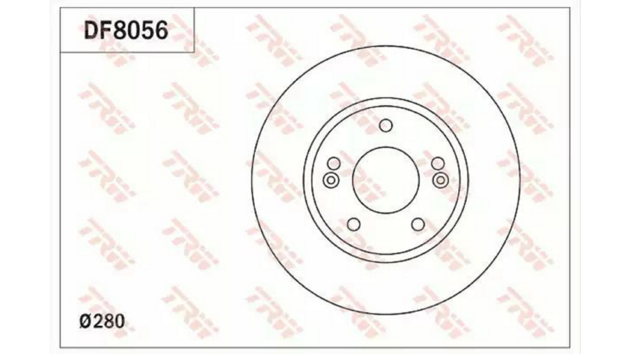 Dischi Freno (Coppia) Ant.Hyundai I30 12+ Diam.280