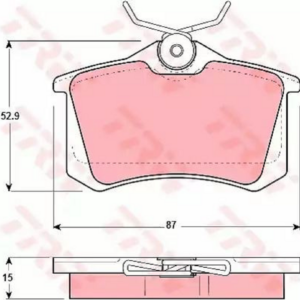 Pastiglie Freno Post.Megane 03-+Passat-Golf 98-+A3-A4-A6