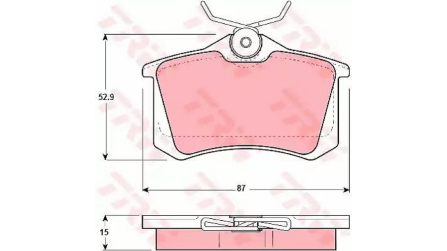 Pastiglie Freno Post.Megane 03-+Passat-Golf 98-+A3-A4-A6