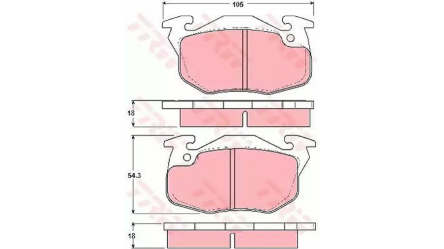Pastiglie Freno Ant.Peug.306