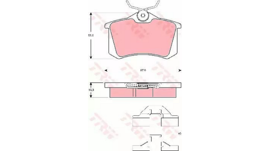 Pastiglie Freno Post.Megane 03-+Passat-Golf 98-+A3-A4-A6