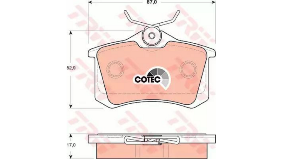 Pastiglie Freno Post.Megane 03-+Passat-Golf 98-+A3-A4-A6