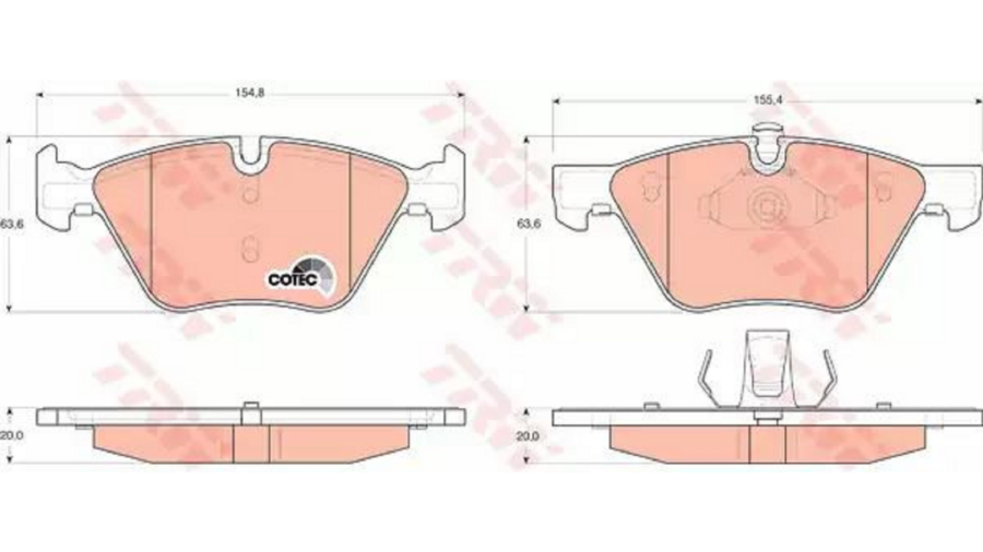 Pastiglie Freno Ant.Bmw 118D-320D 05-+