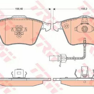 Pastiglie Freno Ant.Audi A6 2.7-3.0 06-+Tdi (2 Spie)