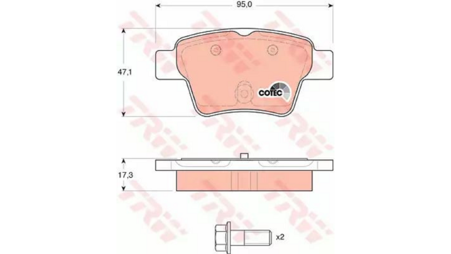 Pastiglie Freno Post.Peug.207 07-+Peug.307 04-+Citr.C4 04-+
