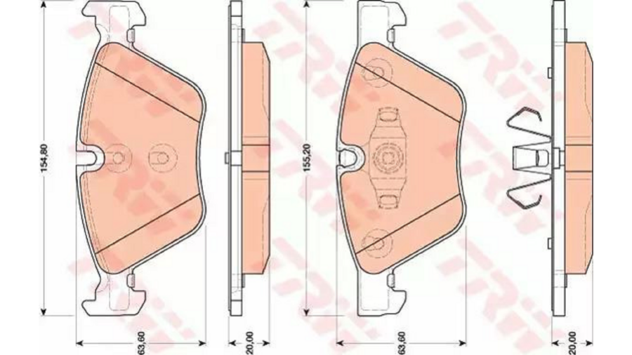 Pastiglie Freno X1-Serie 3 10-+