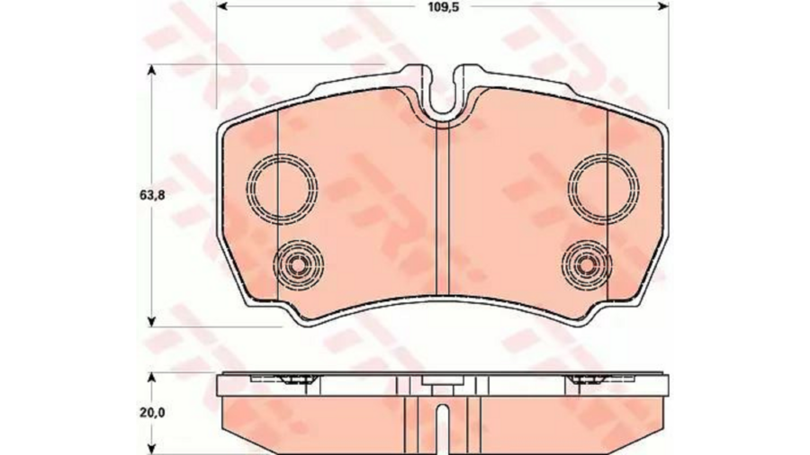 Pastiglie Freno Transit 300-330-350