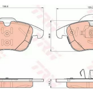 Pastiglie Freno Anteriore Mondeo 07+Freelander 11+Evoque