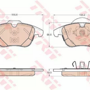 Pastiglie Freno Anteriore Mondeo 07+Freelander 11+Evoque