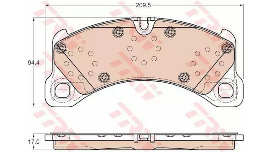 Pastiglie Freno Ant.Porsche Cayenne 3.0 D