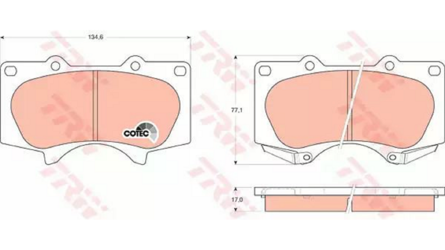 Pastiglie Freno Toyota Land Cruiser 02-+