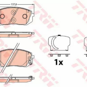 Pastiglie Freno Anteriore Hyundai Ix35 Kia Sportage 10