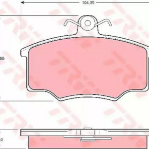 Pastiglie Freno Ant. Audi 80 76-+86