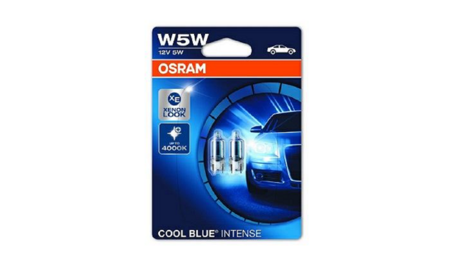 Coppia-Kit 2 Lampade Osram 5w t10 intensive 4000°k