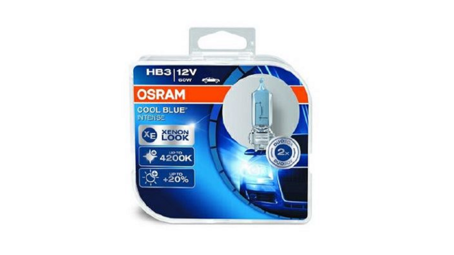 Kit 2 lampade auto osram hb3 12v 60w cool blue intense