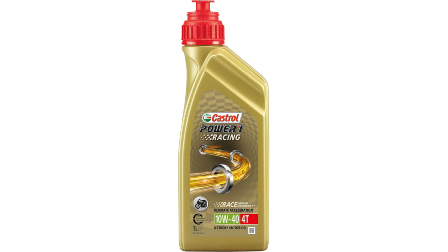 Olio-Lubrificante Castrol Moto 4T 10W40 Power 1 Racing Lt.1