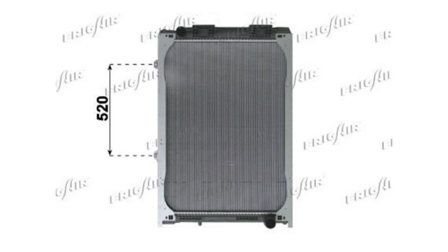 Radiatore Motore Man F2000 945X708 (520Mm Fix)