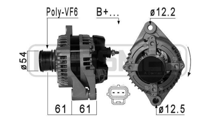 Alternatore 150ah Freemont 11+2.0 Mjet