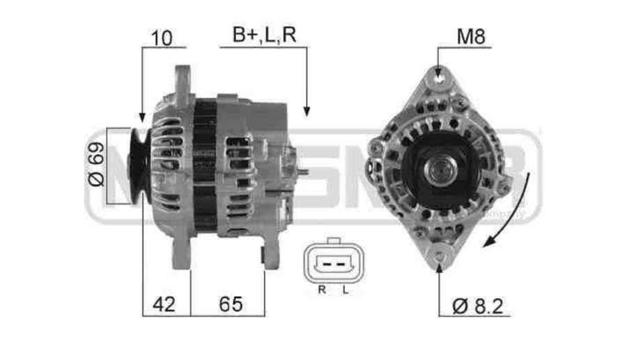 Alternatore 65ah Matiz 98 in poi 0.8i-1.0i