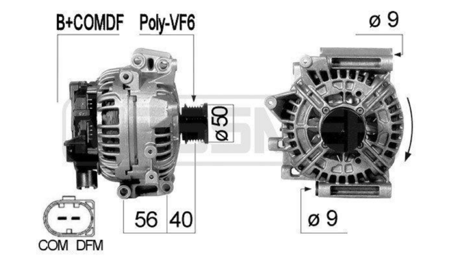 alternatore classe e 280cdi (w211)(200ah)
