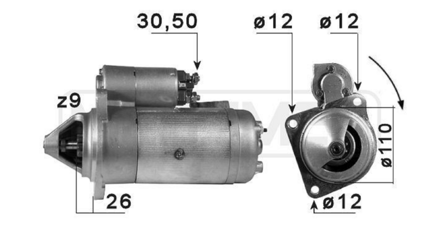 motorino avv.”mt68ad” fiat,iveco