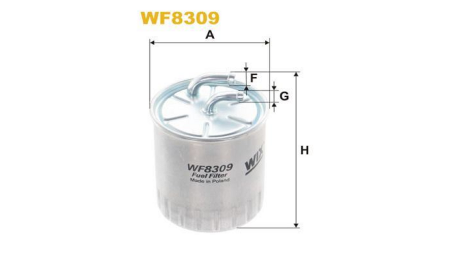 Filtro Gas.Classe C 01+(W203)-220 Cdi (S/Sens.)