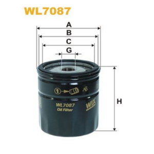 Filtro Olio Opel 1.7 Dti