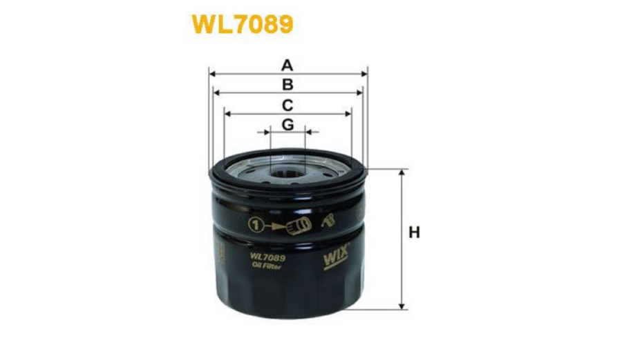 Filtro Olio Focus 98+1.8Tdci