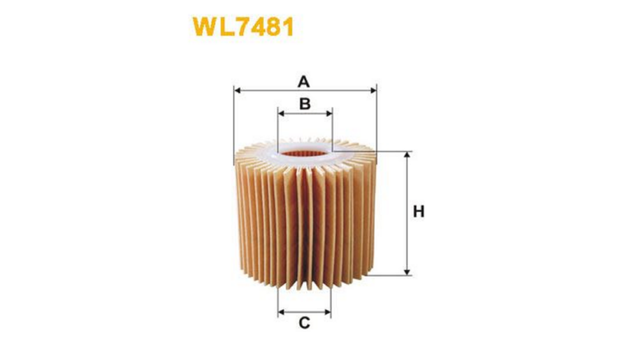 Filtro Olio Yaris 09+1.4D