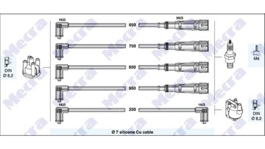 Kit Cavi Candele Porche 924