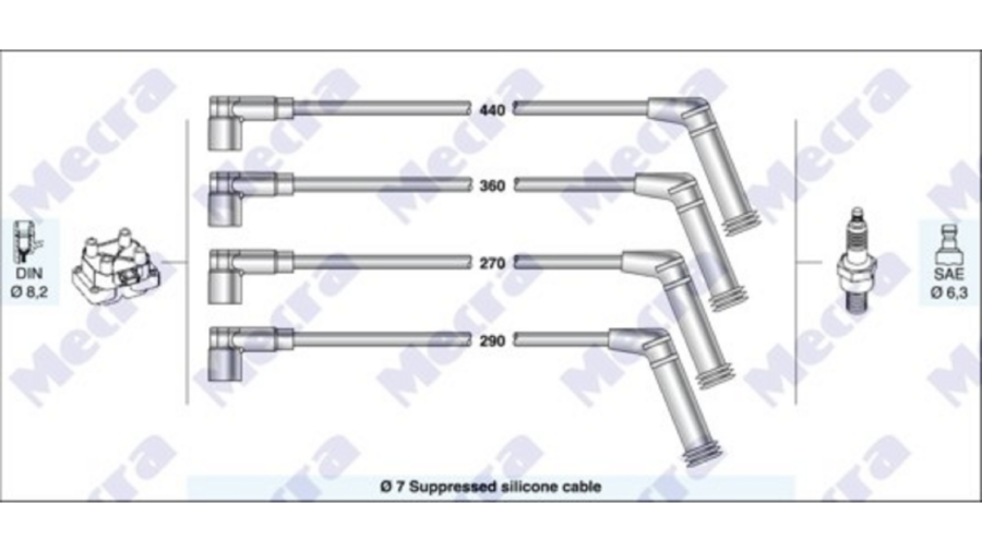 Kit Cavi Candele Hyundai Atos 00+02