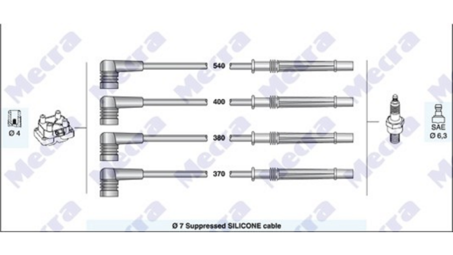 Kit Cavi Candele Renault Twingo 1.2 Tce 07+