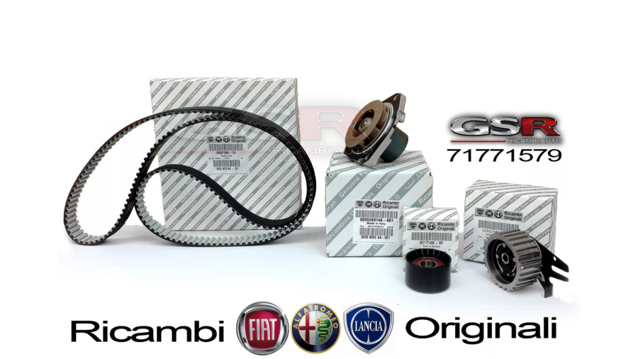 Kit Distribuzione Originale + Pompa Acqua Alfa 159 1.9 Jtdm 16v