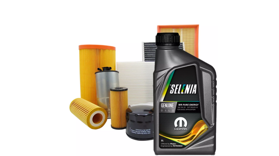 Kit Tagliando Fiat 500L 199 1.3 D Mjt + Lt.4 Selenia Wr 5w30