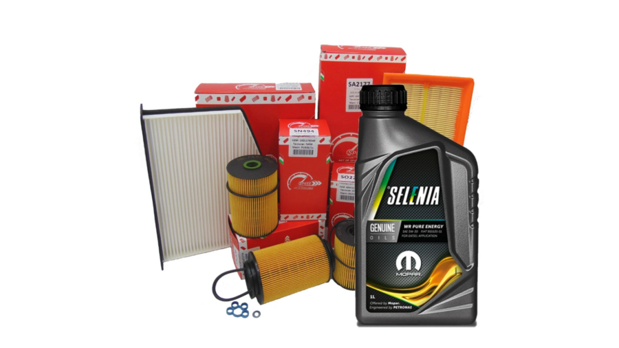 Kit Tagliando Fiorino 1.3 Mjt 75cv 55kw Da 2005 + Selenia Wr 5w30