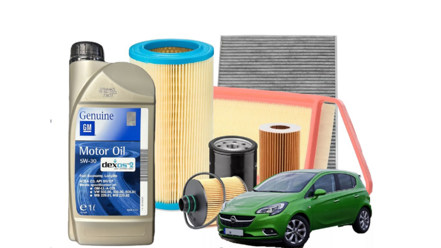 Kit Tagliando Opel Corsa E 1.3 Cdti + Lt.4 Olio Opel 5w30