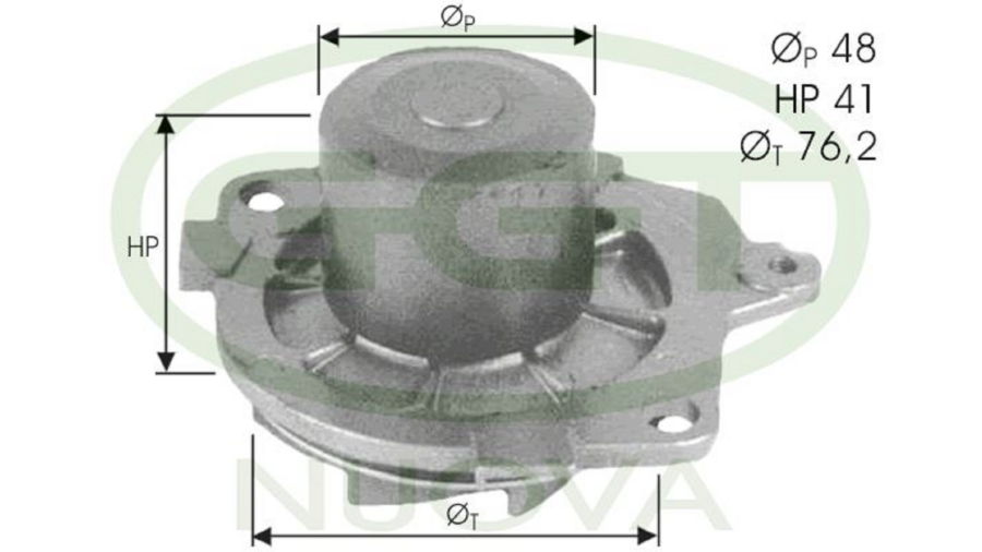 Pompa Acqua BRAVO/A-MAREA-MULTIPLA 1.9 JTD