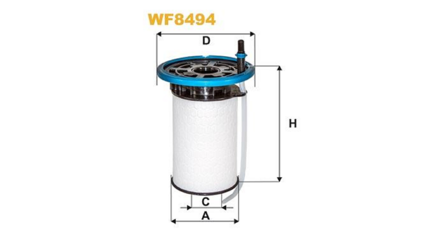 Filtro Gasolio Panda 12+500L-X 12+Giulietta 14+1.6 Mjet