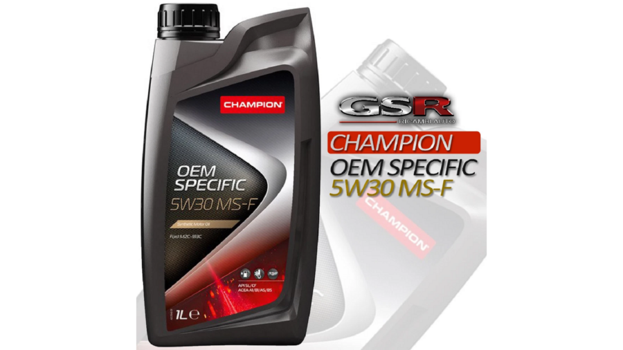 5 Lt Olio-Lubrificante Champion 5W30 MS-F OEM Specific Ford Lt.1