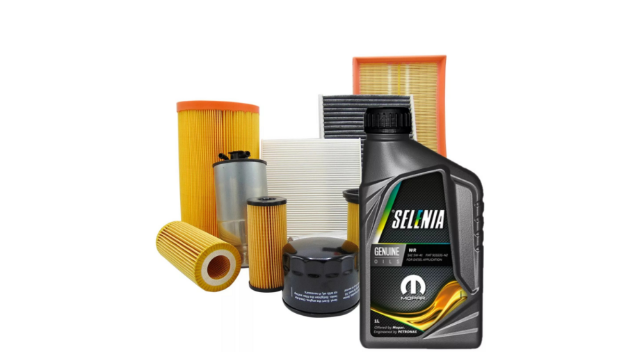 Kit Tagliando Musa 1.3 D Mjt 90cv 66kw Da 06 + Lt.4 Sele. Wr 5w40